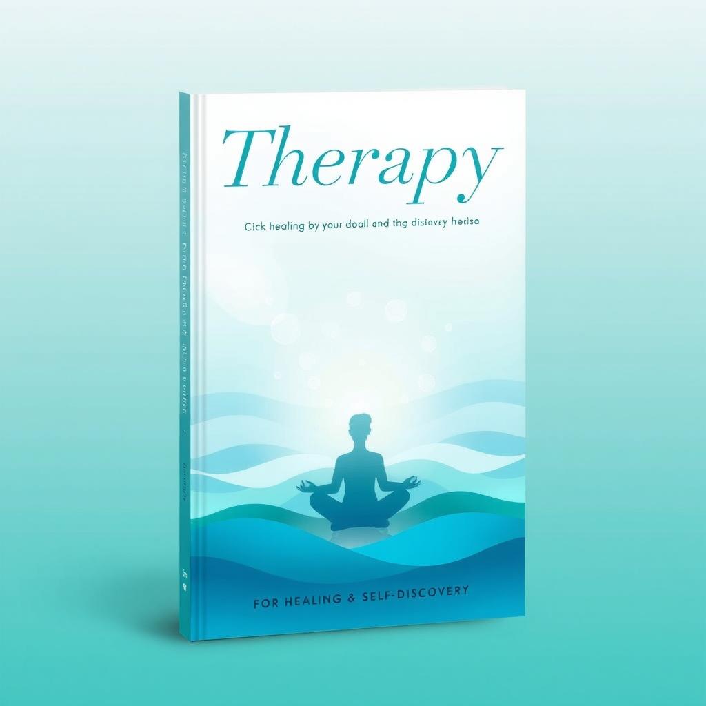 A book cover design featuring the theme of therapy