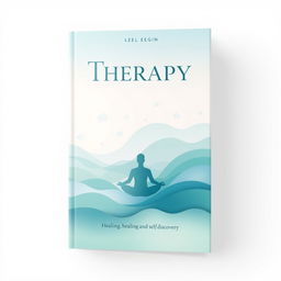 A book cover design featuring the theme of therapy
