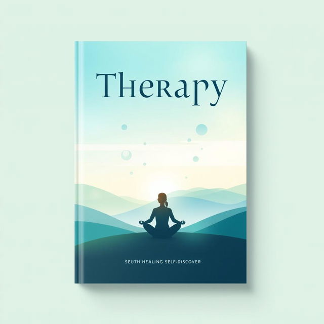 A book cover design featuring the theme of therapy