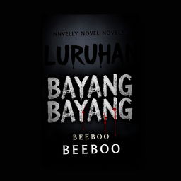 A book cover design for the novel titled "Luruhan Bayang-Bayang" by BeeBoo