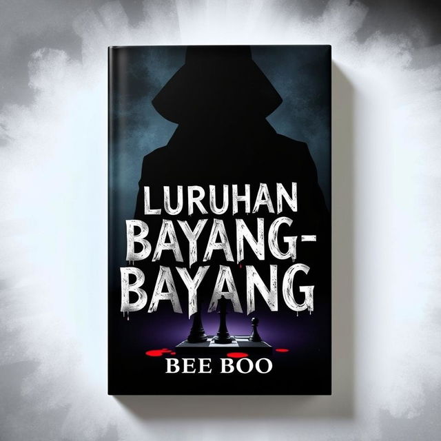 A captivating book cover for the novel titled "Luruhan Bayang-Bayang" by BeeBoo