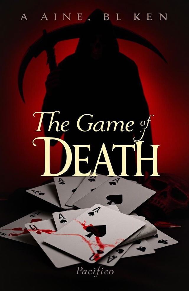 A dark and dramatic book cover for 'The Game of Death' by author C17