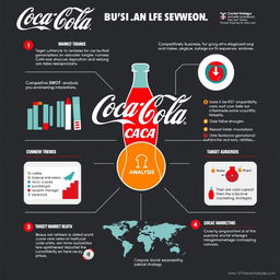 An engaging and educational infographic designed for a Business Studies class 12 project on the Coca-Cola business environment