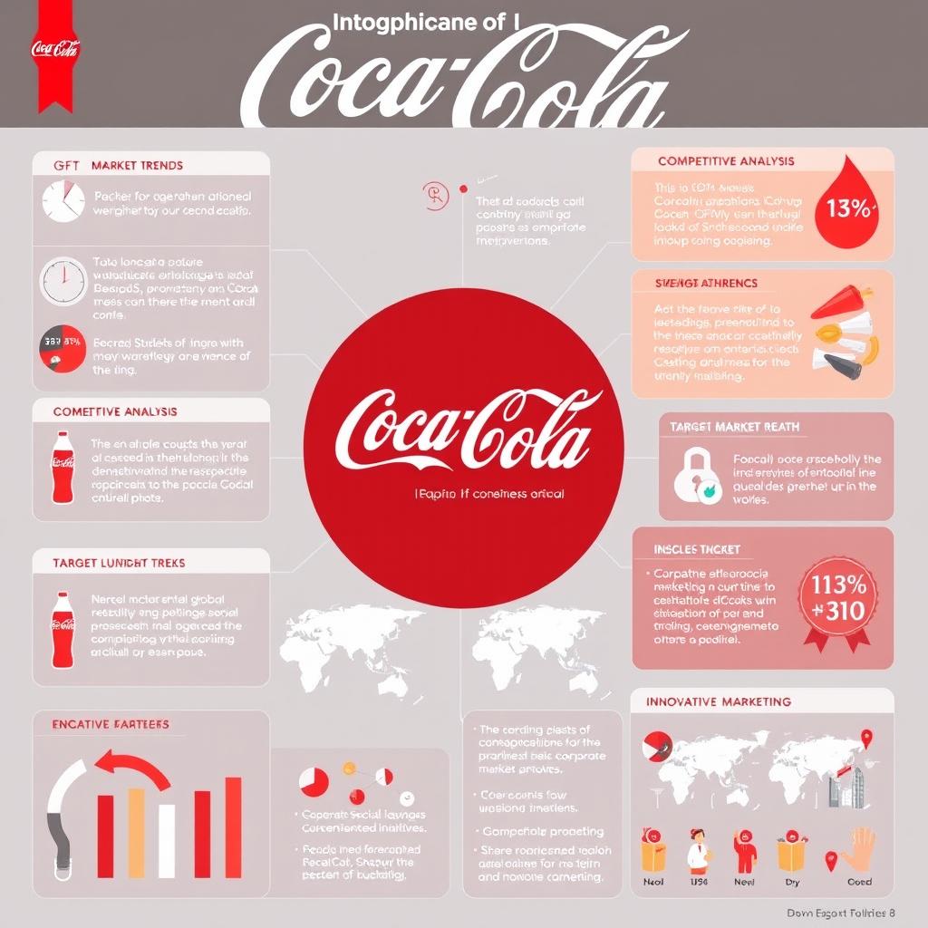 An engaging and educational infographic designed for a Business Studies class 12 project on the Coca-Cola business environment