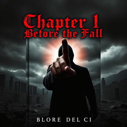 A dramatic book cover for Chapter 1 titled "Chapter 1: Before the Fall