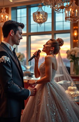 A captivating love story between a sophisticated diamond merchant and a talented singer