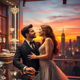 A romantic love story unfolding between a diamond merchant and a passionate singer, set in a vibrant city