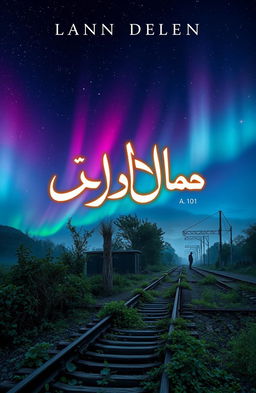 Book cover design for a novel titled 'ما لم يحدث' (What Did Not Happen)