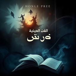 A captivating book cover for the title 'ما لم يحدث' (What Did Not Happen)