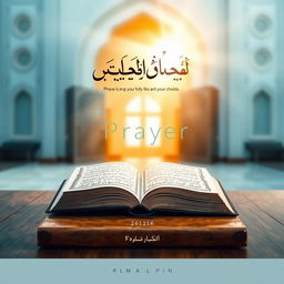 A book cover design that resonates with themes of faith and spirituality, specifically about prayer
