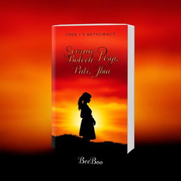 A stunning book cover design for a novel titled 'Semua Boleh Pergi, Tapi Ibu Jangan' by the pen name BeeBoo