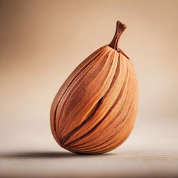 A perfectly shaped almond showcased prominently, resting on a clean, uncluttered background