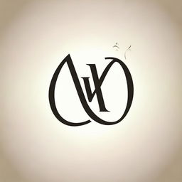 An elegant and stylish logo for a decoration company, incorporating the letters 'W' and 'E' in a creative and artistic design