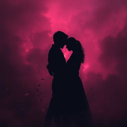 A moody and atmospheric scene capturing a dark romance