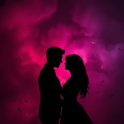 A moody and atmospheric scene capturing a dark romance