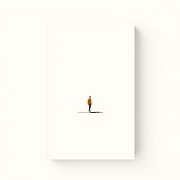 A minimalist book cover design featuring a simple, eye-catching illustration that encapsulates the theme of the book