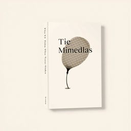 A minimalist book cover design featuring a simple, eye-catching illustration that encapsulates the theme of the book