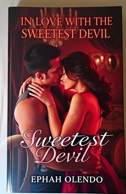 A captivating book cover featuring a passionate embrace between a couple, the man and woman locked in a deep kiss