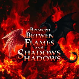 An image featuring a rich palette of red, black, and silver, blending flames with shadows that symbolize the supernatural