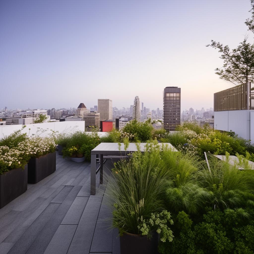 A variety of creative and innovative rooftop designs including modern, traditional, and green living rooftops