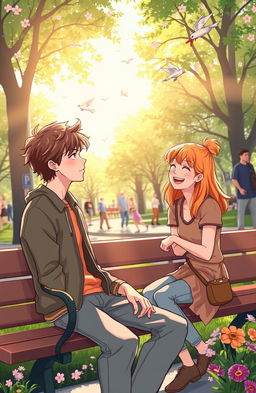 A lighthearted romantic comedy scene that captures the humorous and awkward moments of being stuck in the friendzone