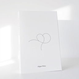 A minimalist book cover featuring elegant line art that conveys deep meaning through simplicity