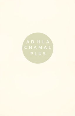 A minimalist art design for book covers featuring simple shapes, muted colors, and clean lines