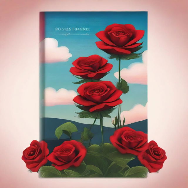 Design a book cover for 'ROSAS RUBRAS' by Otacílio Neto