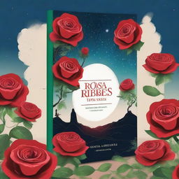 Design a book cover for 'ROSAS RUBRAS' by Otacílio Neto