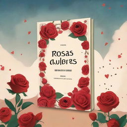 Design a book cover for 'ROSAS RUBRAS' by Otacílio Neto