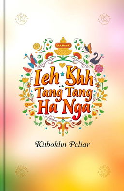 A beautifully illustrated book cover for 'Ieh Kin Sah Tang Ha Nga' by Kitboklin Paliar