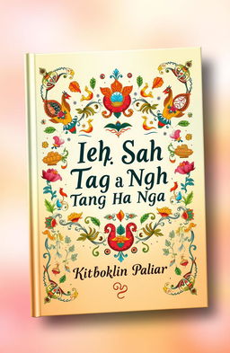A beautifully illustrated book cover for 'Ieh Kin Sah Tang Ha Nga' by Kitboklin Paliar