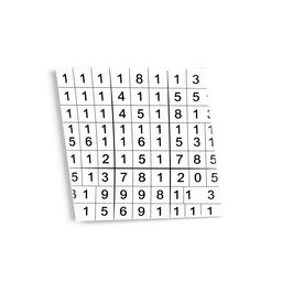 A creative and visually interesting image of a Sudoku paper designed in a trapezoid shape