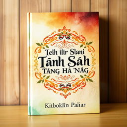 An artistic book cover design for 'Ieh Kin Sah Tang Ha Nga' by Kitboklin Paliar