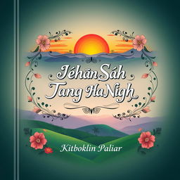 A stunning book cover design for 'Ieh Kin Sah Tang Ha Nga' by Kitboklin Paliar