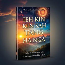 A visually striking book cover for 'IEH KIN SAH TANG HA NGA' authored by La thod da I Kitboklin paliar
