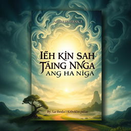 An intriguing book cover design for 'IEH KIN SAH TANG HA NGA' authored by La thod da I Kitboklin paliar