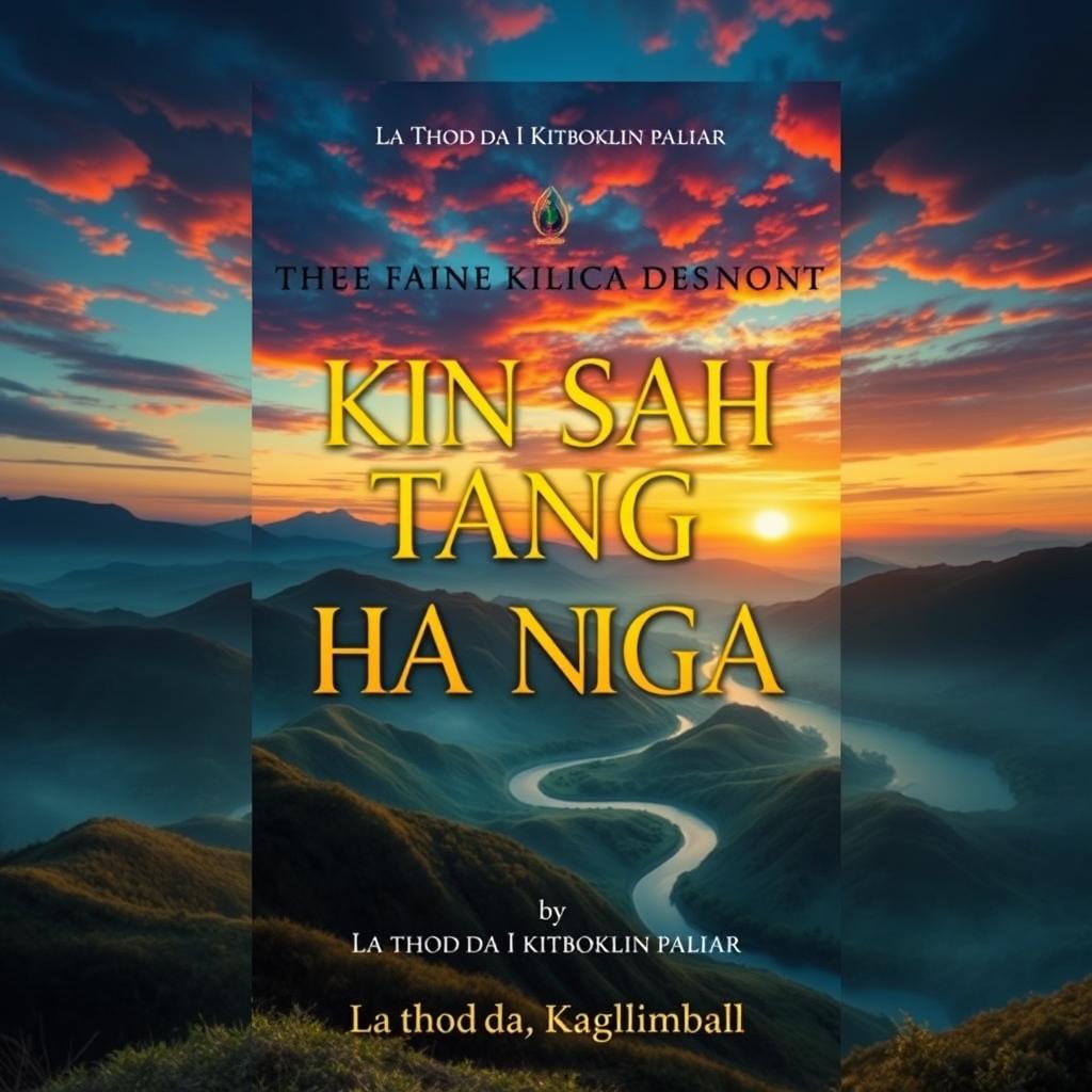 A captivating book cover for 'KIN SAH TANG HA NGA' authored by La thod da I Kitboklin paliar