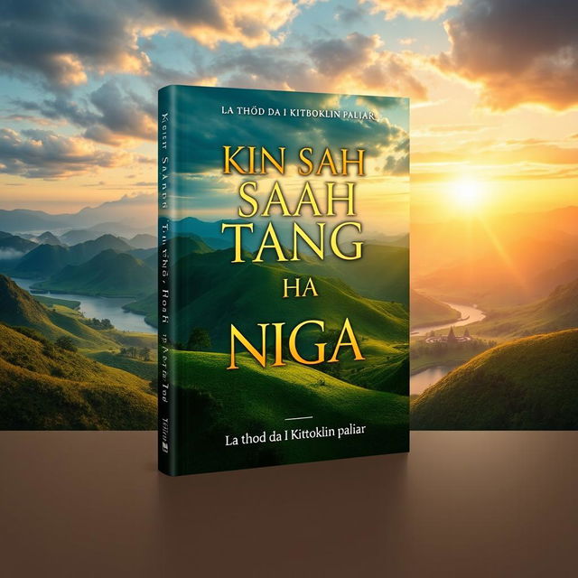 An enchanting book cover for 'KIN SAH TANG HA NGA' authored by La thod da I Kitboklin paliar