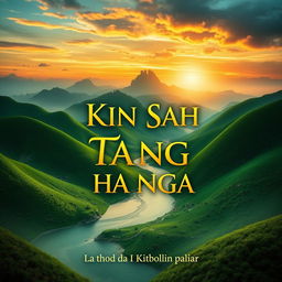 An enchanting book cover for 'KIN SAH TANG HA NGA' authored by La thod da I Kitboklin paliar