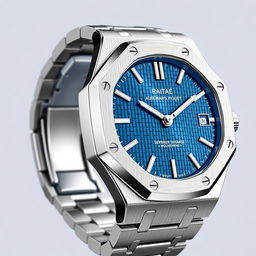 A luxurious sport watch design inspired by the Audemars Piguet Royal Oak and Patek Philippe Nautilus