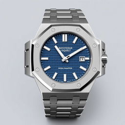 A luxurious sport watch design inspired by the Audemars Piguet Royal Oak and Patek Philippe Nautilus