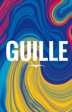 Book cover design featuring the name 'GUILLE' in bold, artistic typography