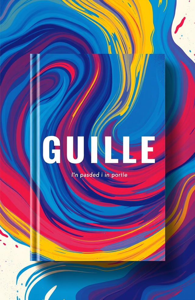 Book cover design featuring the name 'GUILLE' in bold, artistic typography