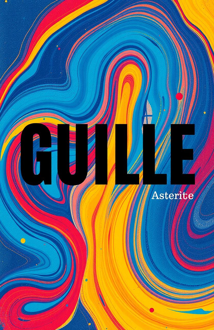 Book cover design featuring the name 'GUILLE' in bold, artistic typography