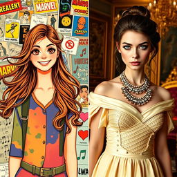A visually striking book cover featuring two girls