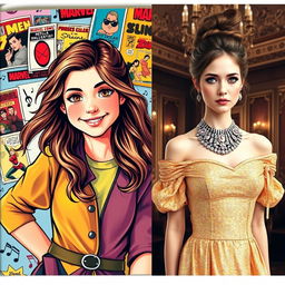 A visually striking book cover featuring two girls