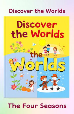 A children's book cover titled 'Discover the Worlds' with the subtitle 'The Four Seasons'