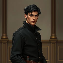 In a Dungeons & Dragons inspired setting, Gabriel Summers appears as a skilled conspiracy spy cleverly disguised as a simple servant