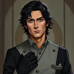 In a Dungeons & Dragons inspired setting, Gabriel Summers appears as a skilled conspiracy spy cleverly disguised as a simple servant
